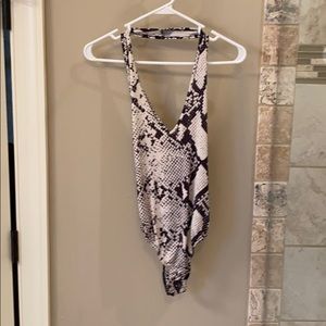Snake skin body suit